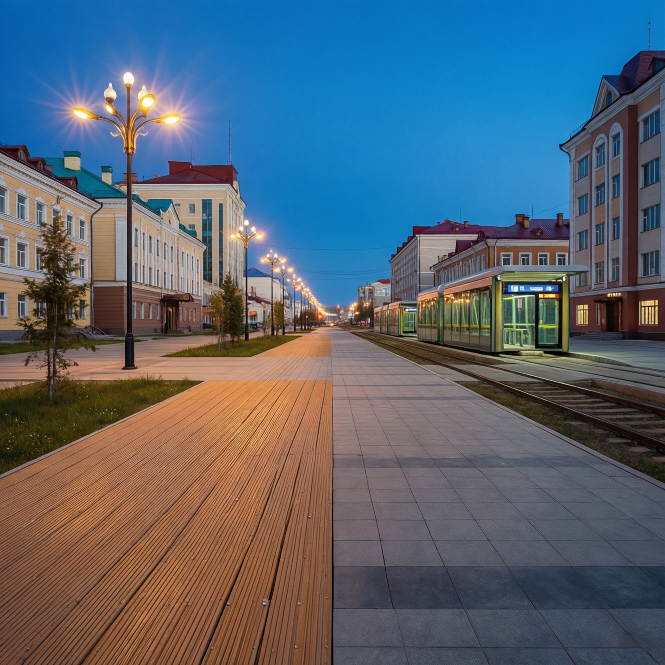 Городская среда Магадана: благоустройство дворов, освещение и общественные пространства, транспорт